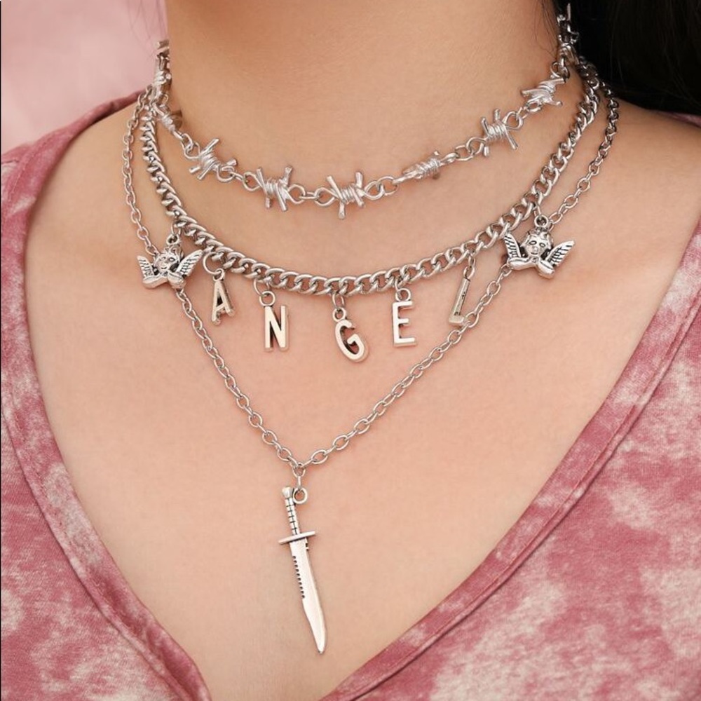 ❌SOLD❌ NEW Angel choker set